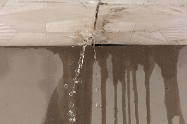 Professional Sewage Cleanup technician working in Converse, IN